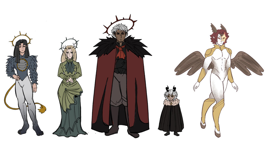 Character Design for Valfar characters Character Design for Valfar characters