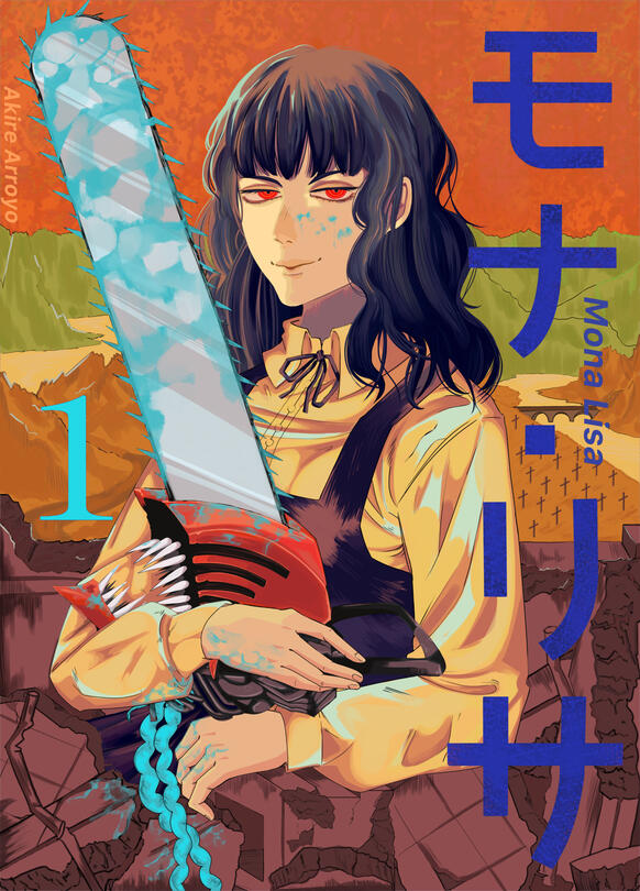mona Lisa x chainsaw man